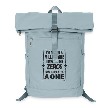 Presque millionnaire disant que j’ai tous les zéros - Sac à dos ordinateur - bleu glacier - Devant