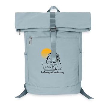 Hamster - This Meeting could have been a Nap - Laptop Backpack - ice blue - Front