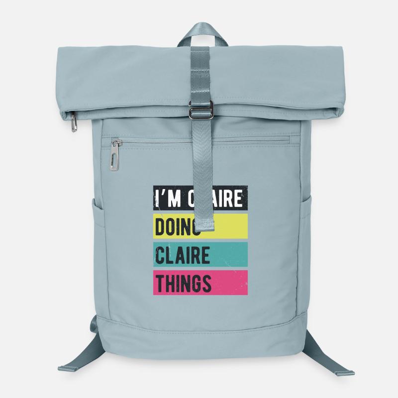 Ich bin Claire und mache Claire Things Retro Colors Laptop-Rucksack 