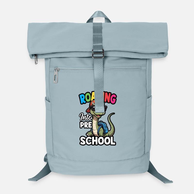 Roaring into Preschool Dinosaur Back to School Laptop Backpack