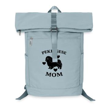 Lustiges Pekinese Mom - Laptop-Rucksack  - Eisblau - Vorne