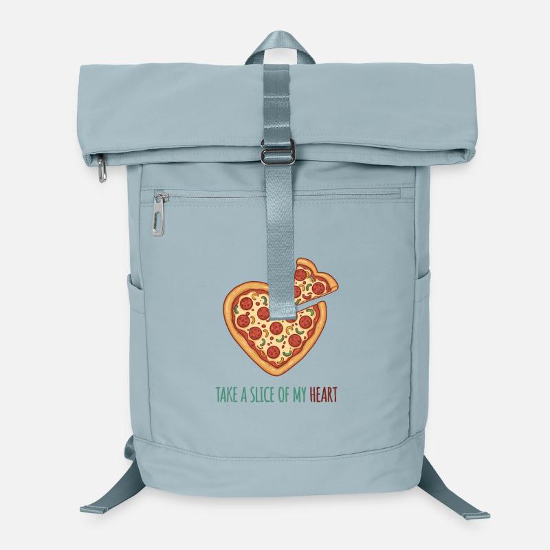Prends une part de mon cœur – Pizza Herz Design Sac à dos ordinateur