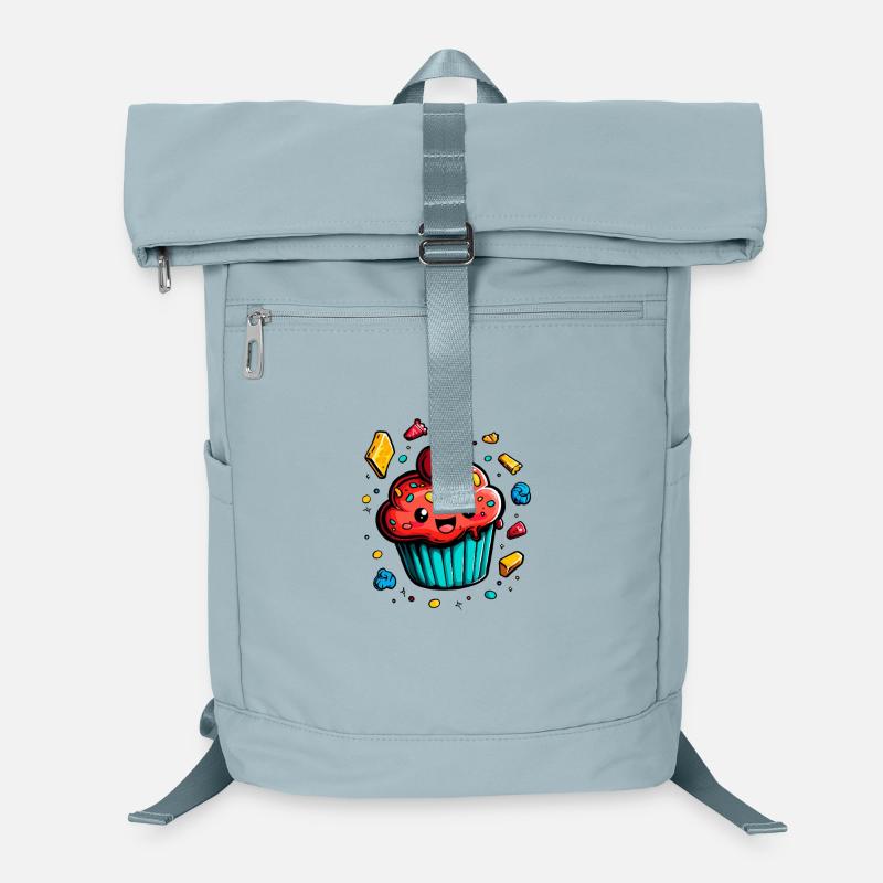 Kawaii Cupcake Cherry Icing Laptop Backpack