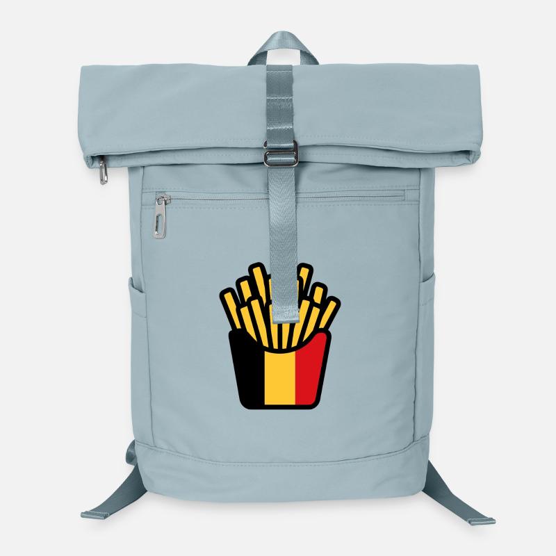 Frites Pop Art Jaune Rouge Sac à dos ordinateur