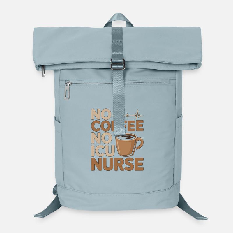 ICU Nurse No Coffee No Rapid Response Coffee Lover Laptop Backpack