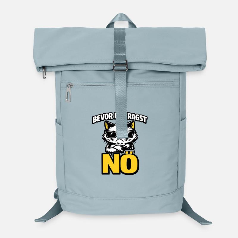 Bevor du fragst: NÖ – Grumpy Katze Laptop-Rucksack 