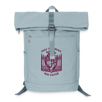 Seuls les courageux peuvent entrer - Clôture gothique avec cœur - Sac à dos ordinateur - bleu glacier - Devant