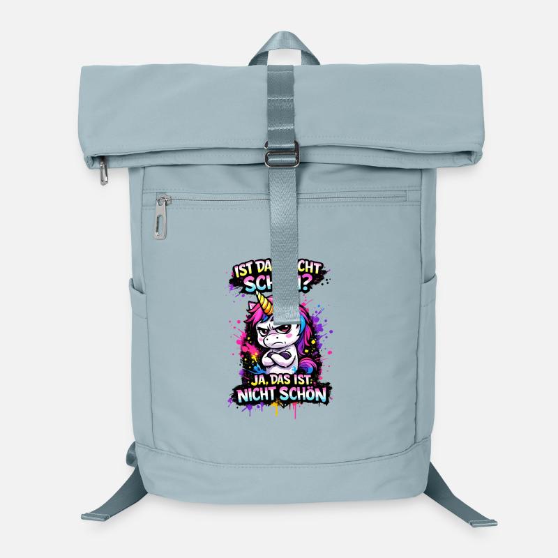 Isn't that nice? Unicorn Saying Laptop Backpack