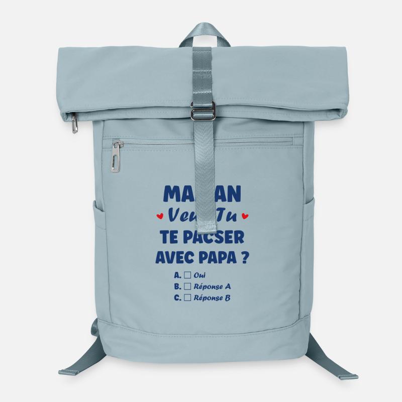 Mama, willst du eine eingetragene Lebenspartnerschaft mit Papa eingehen? Laptop-Rucksack 