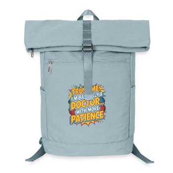 Nurse Practitioner Trust Me I'm Registered Nurse - Laptop-Rucksack  - Eisblau - Vorne