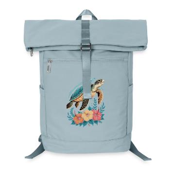 Meeresschildkröte Ozean Addict Design - Laptop-Rucksack  - Eisblau - Vorne