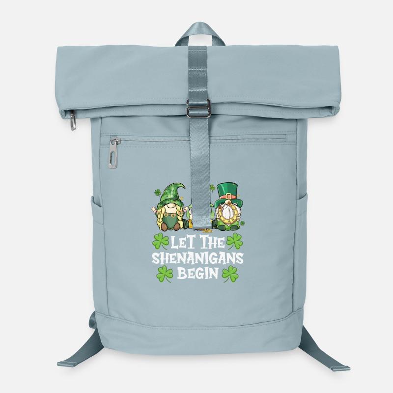 Let The Shenanigans Begin Irish Gnome Design Laptop Backpack