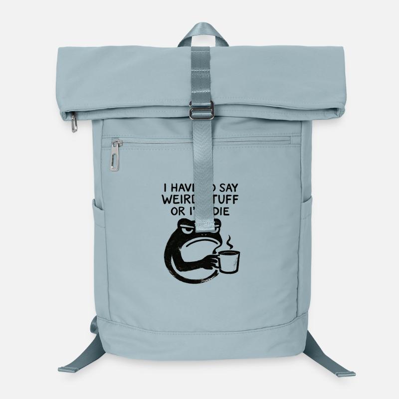 Frosch Spruch Meme Humor Lustig Geschenkidee Laptop-Rucksack 