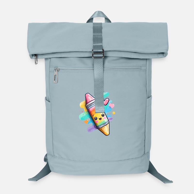 Rainbow Chalk Laptop Backpack