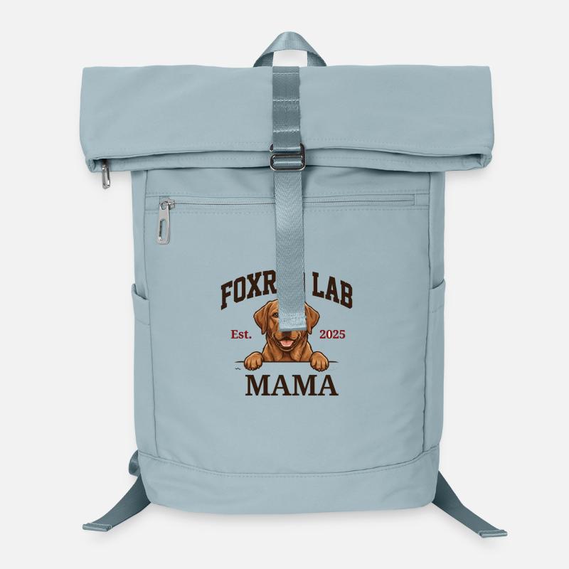 Foxred Lab Mama Est. 2025 – Hunde Mama Design Laptop-Rucksack 