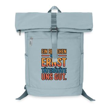 A little more serious offenders would be good for us - Laptop Backpack - ice blue - Front