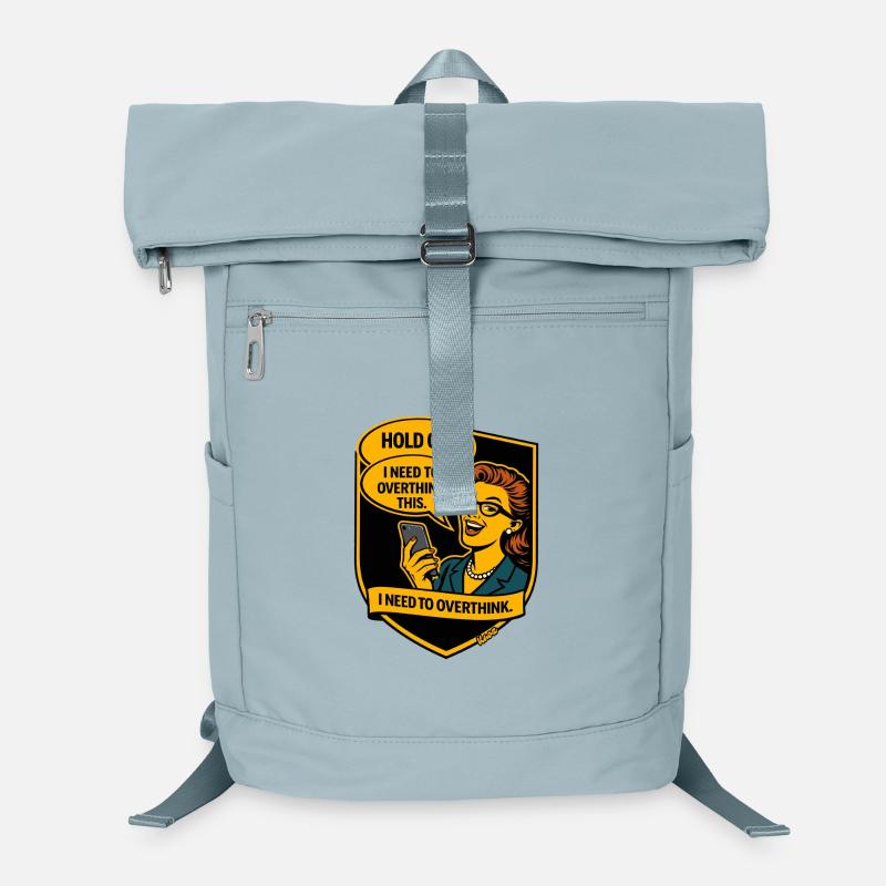 Retro Comic Rethinking - Overthinker Laptop Backpack
