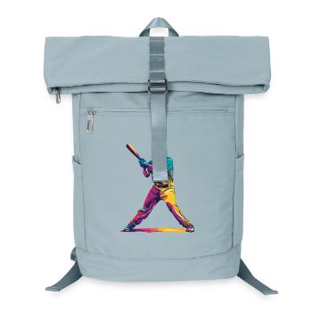 Farbexplosion Baseballschläger - Laptop-Rucksack  - Eisblau - Vorne