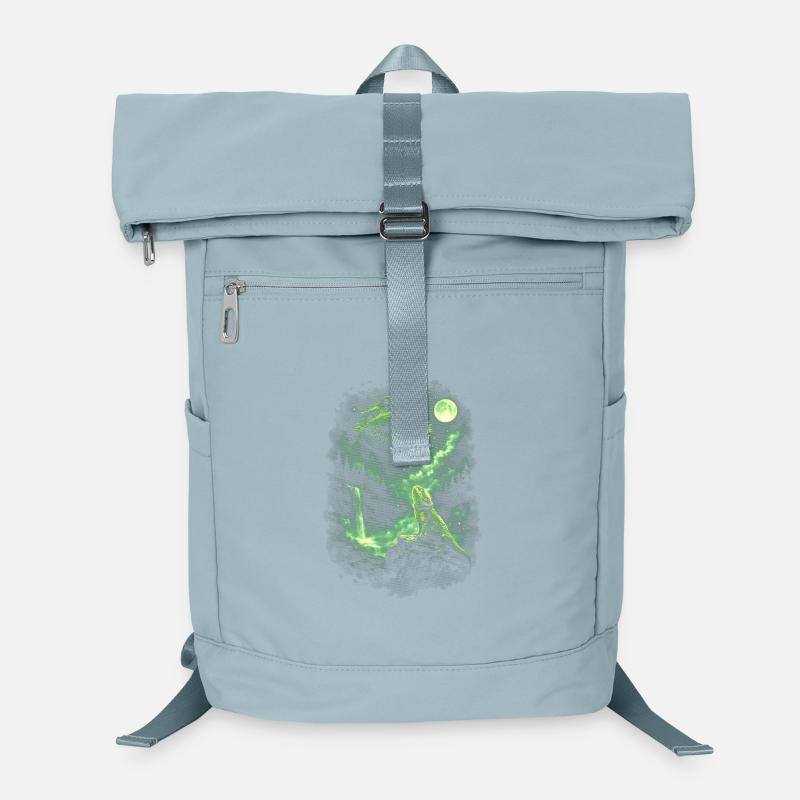 Neon-Leguaner im Mondwald Laptop-Rucksack 