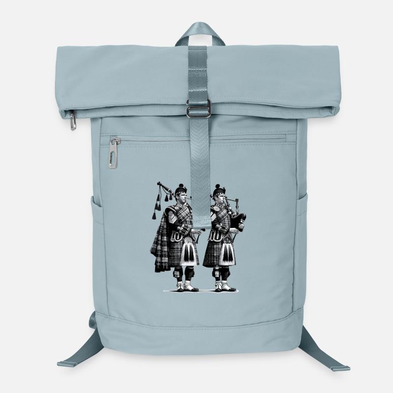 Duo de cornemuses en kilt Sac à dos ordinateur
