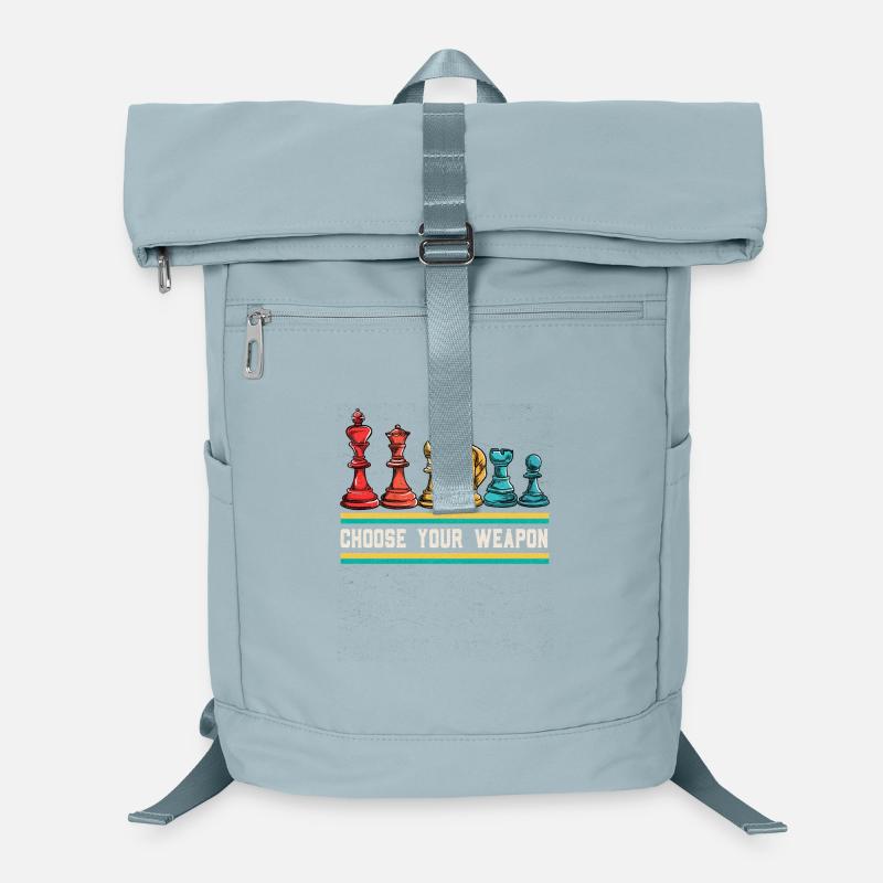 Wähle Deine Waffe: Schachhelden Laptop-Rucksack 