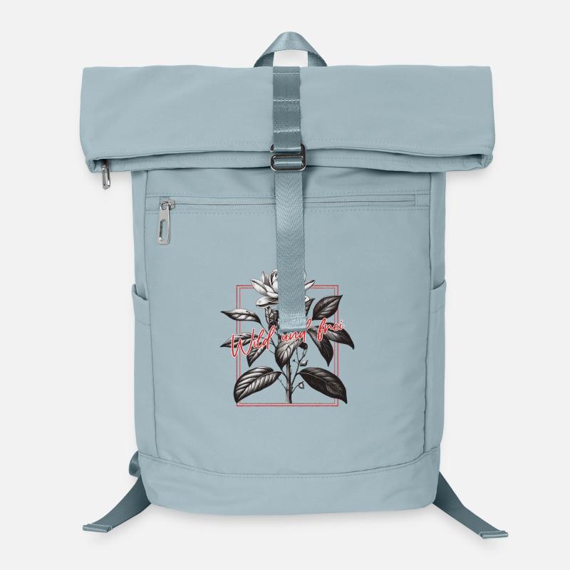 Vintage Blumen Design Laptop-Rucksack 