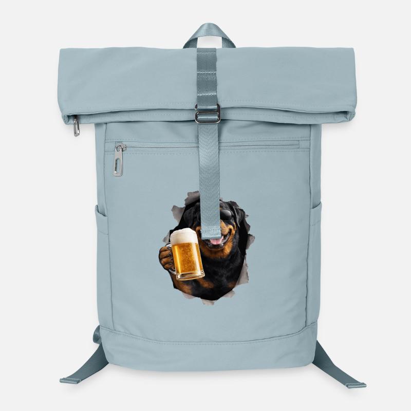Rottweiler Bier Laptop-Rucksack 