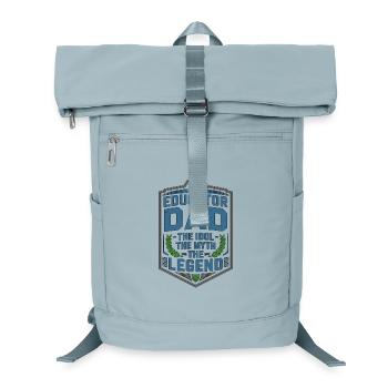 PT Educator Dad The Idol The Myth The PT Mentor - Laptop Backpack - ice blue - Front