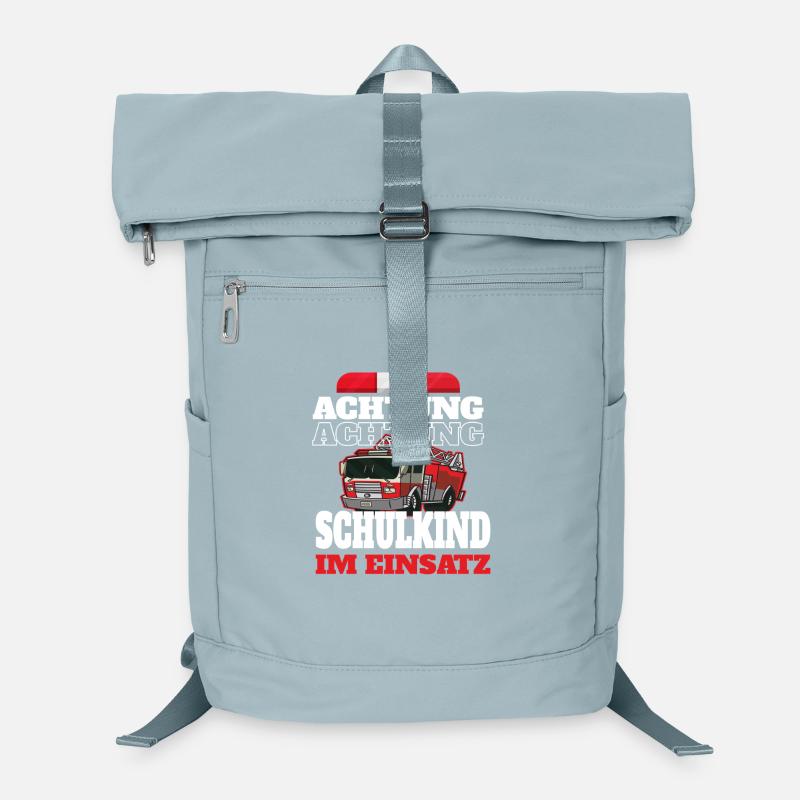 Attention schoolchild in action Laptop Backpack