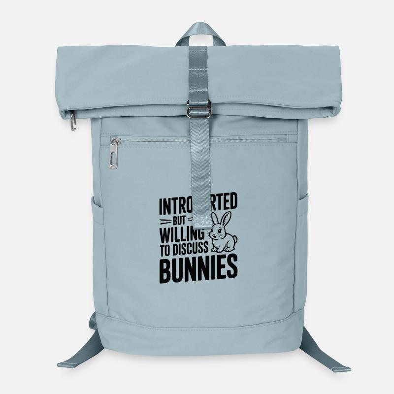 Introverti mais prêt à discuter des lapins Sac à dos ordinateur