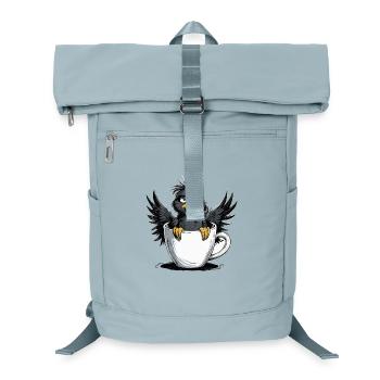 Morgenmuffel Kaffee Kein Bock Rabe Schlechte Laune - Laptop-Rucksack  - Eisblau - Vorne