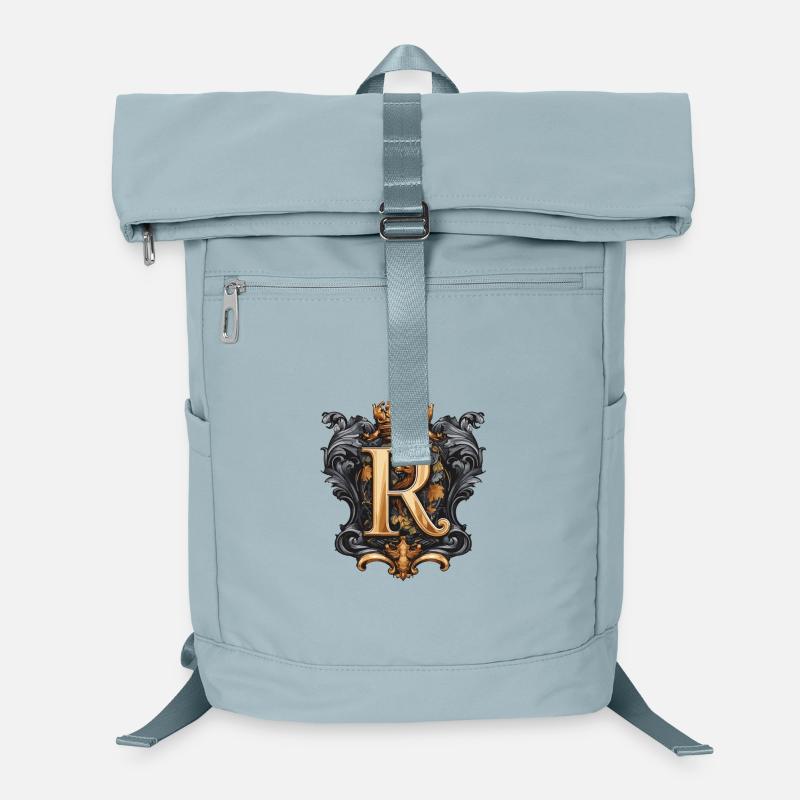 R Buchstabe Name Krone Laptop-Rucksack 