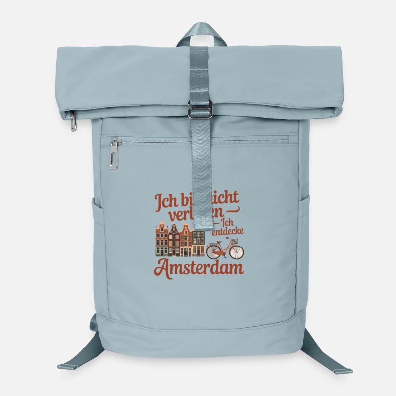 I'm not lost I'm discovering Amsterdam Laptop Backpack