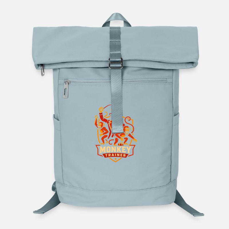 Circus Monkey Tamer Funny Kids Circus Laptop Backpack