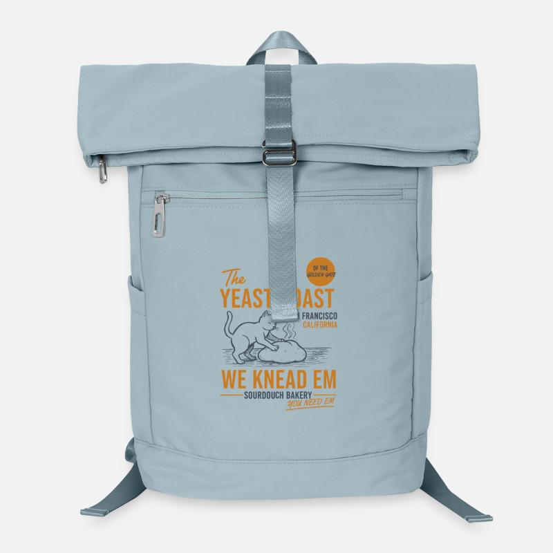 An der Hefeküste kneten wir sie Sauerteig Laptop-Rucksack 