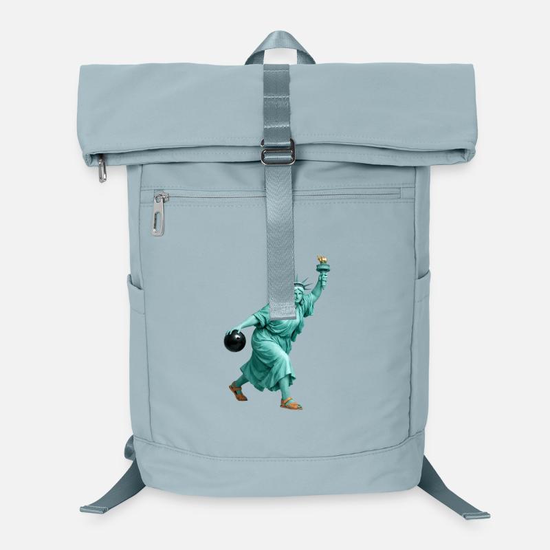 Freiheitsstatue Bowling Laptop-Rucksack 