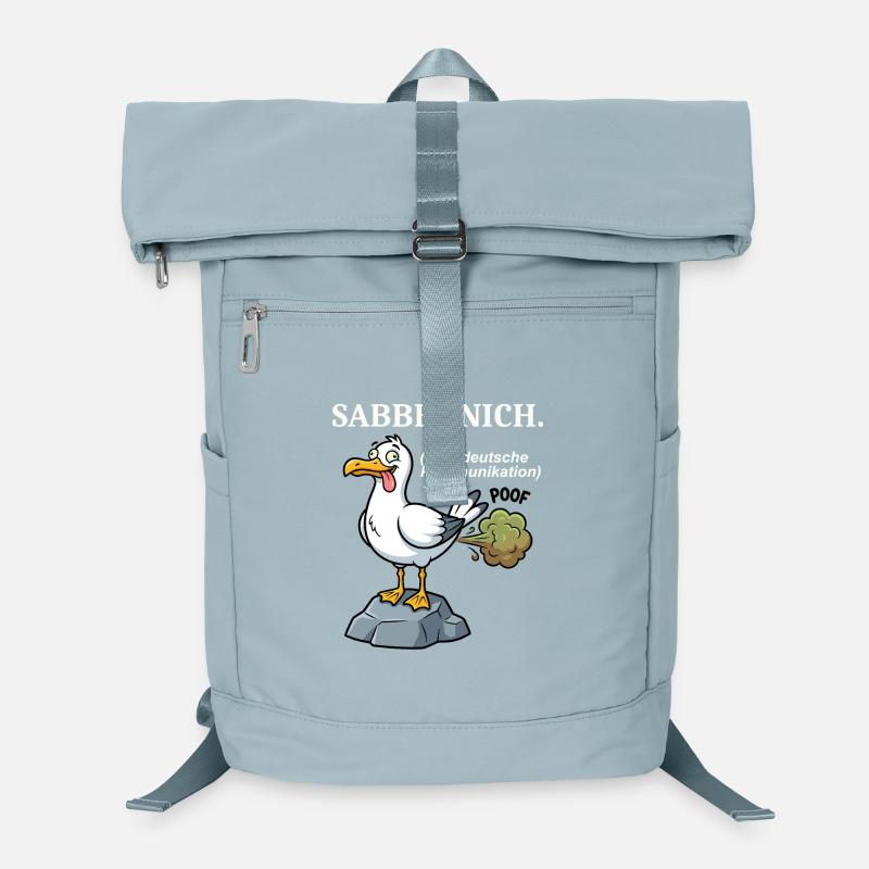 Norddeutscher Humor Spruch: Sabbel nich Laptop-Rucksack 