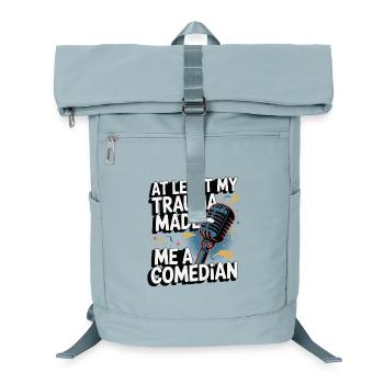 At least my trauma has made me a comedian - Laptop Backpack - ice blue - Front