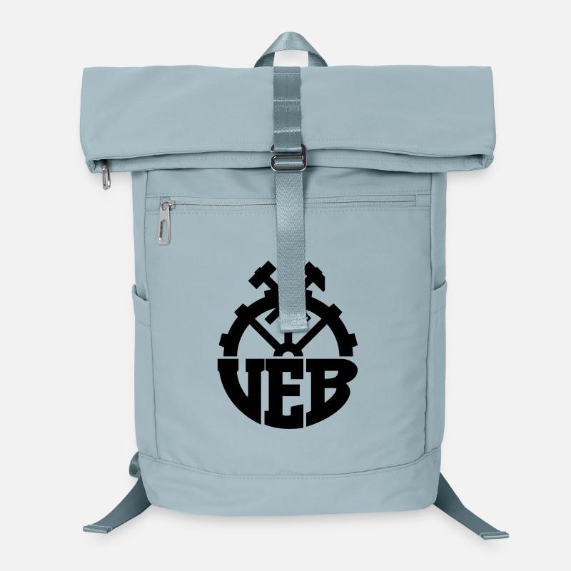 Logo VEB - Insigne de la RDA (couleur changeable) Sac à dos ordinateur