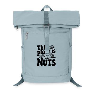 Dieser Ort ist verrückt - Laptop-Rucksack  - Eisblau - Vorne