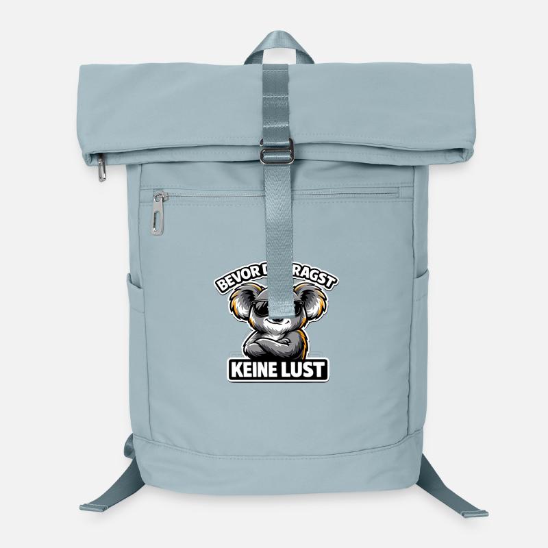 Bevor du fragst Keine Lust Koala Statement Laptop-Rucksack 
