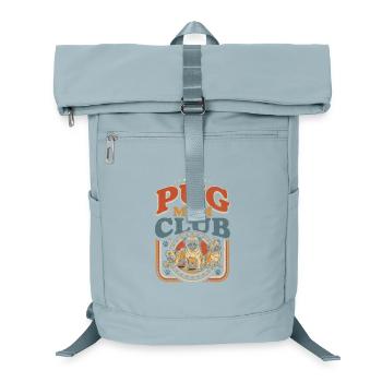 Pug Mama Club Logo - Laptop-Rucksack  - Eisblau - Vorne