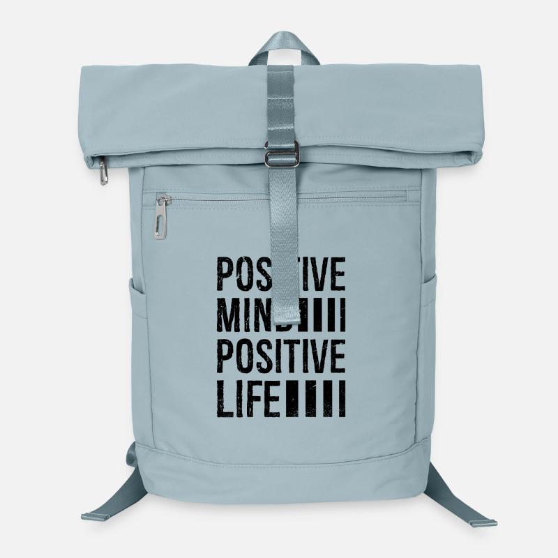 positive mind positive life Laptop Backpack