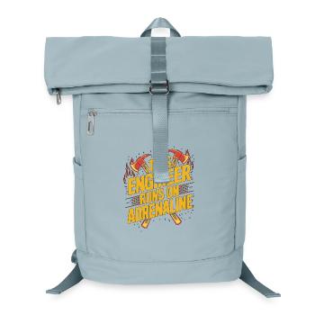 Fire Engineer This Engineer Runs On Fire Officer - Laptop Backpack - ice blue - Front