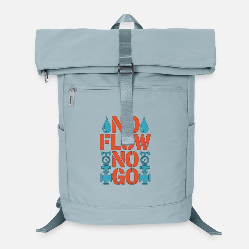Fire Engineer No Flow No Go Fire Truck Operator Laptop-Rucksack 