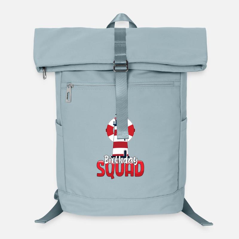 Phare de croisière d’été de la plage Birthday Squad Sac à dos ordinateur