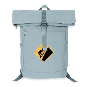 Signe d’alerte jaune pour l’escalade - Sac à dos ordinateur - bleu glacier - Devant