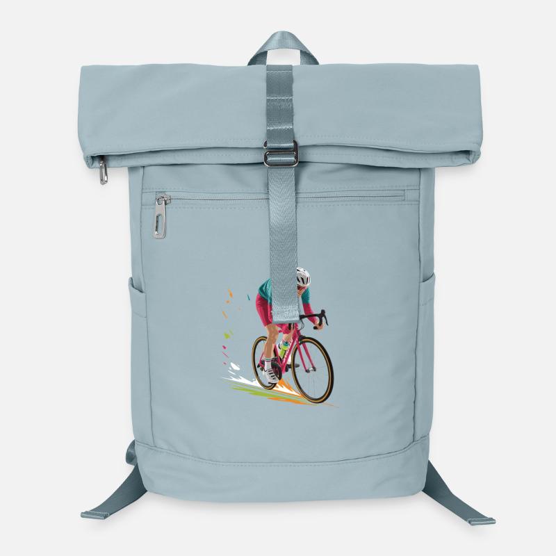 Design de vélo de route coloré pour garçons Sac à dos ordinateur