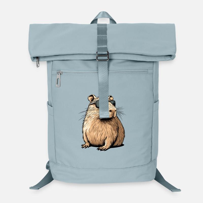 Capybara mit Sonnenbrille Laptop-Rucksack 