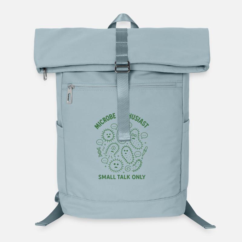Microbe Talk Only | Microbiology Humor Laptop Backpack